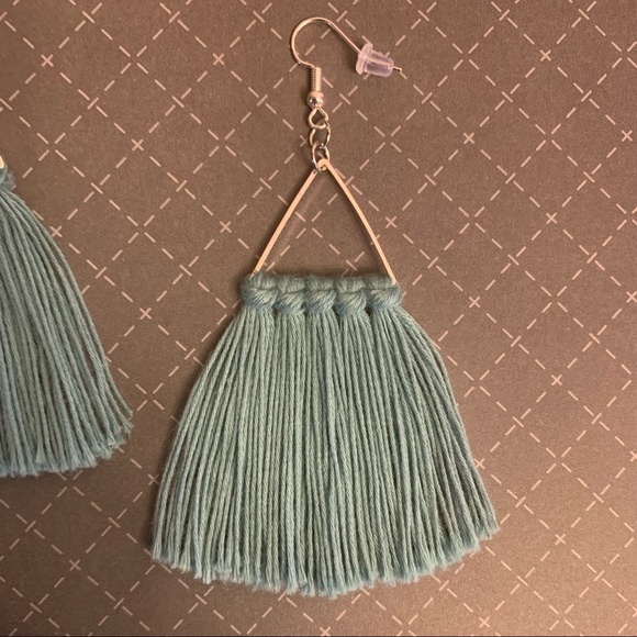 Macrame Earrings - Picture 2 of 3